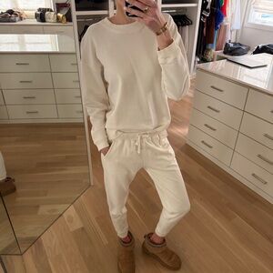 Vince Cream Loungewear Set XS